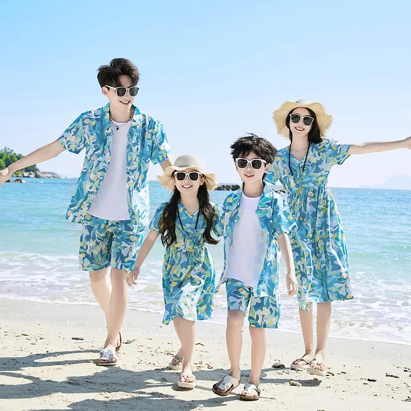 Plant Parental - ชุดเสื้อคู่พ่อแม่ลูก ชุดเที่ยวทะเล ชุดครอบครัว ชุดแม่ลูก ชุดคู่รัก ชุดเดรสเด็กผู้หญิง