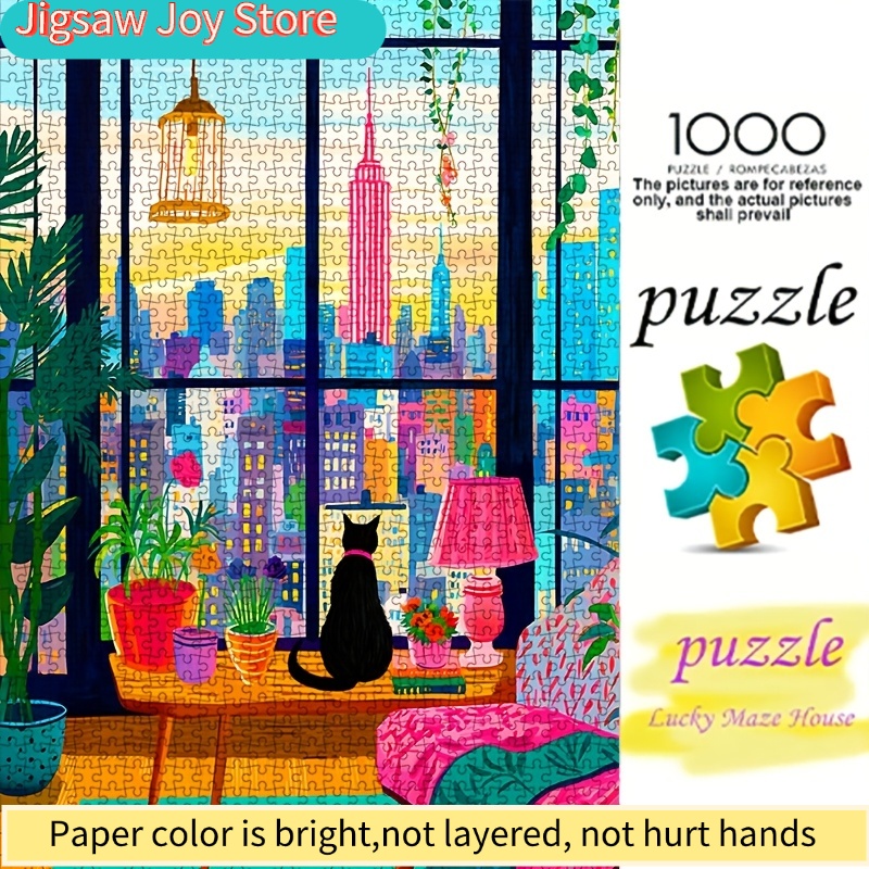 ปริศนากระดาษ DIY, วิวกลางคืนขอ - Plant Parental บทวิจารณ์และราคา