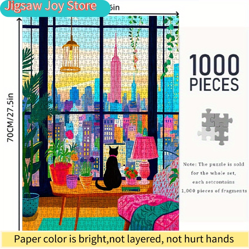 ปริศนากระดาษ DIY, วิวกลางคืนขอ - Plant Parental บทวิจารณ์และราคา