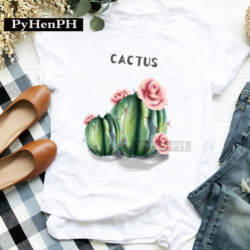 เสื้อยืดแฟชั่นลายกระบองเพชร แข - Plant Parental บทวิจารณ์และราคา