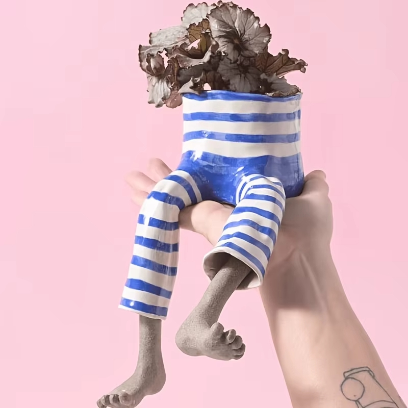กระถางเซรามิกรูปขาตั้งแบบแปลกใ - Plant Parental บทวิจารณ์และราคา