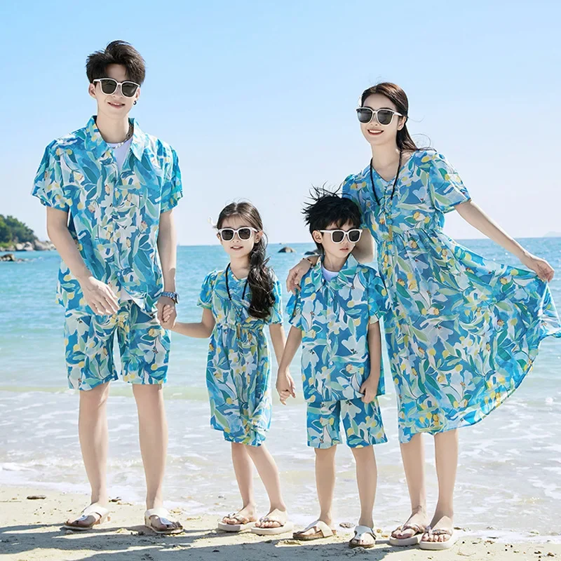 ชุดเสื้อคู่พ่อแม่ลูก ชุดเที่ยว - Plant Parental บทวิจารณ์และราคา
