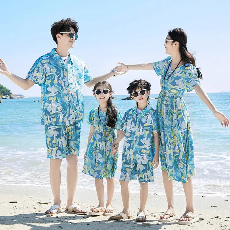 ชุดเสื้อคู่พ่อแม่ลูก ชุดเที่ยว - Plant Parental บทวิจารณ์และราคา