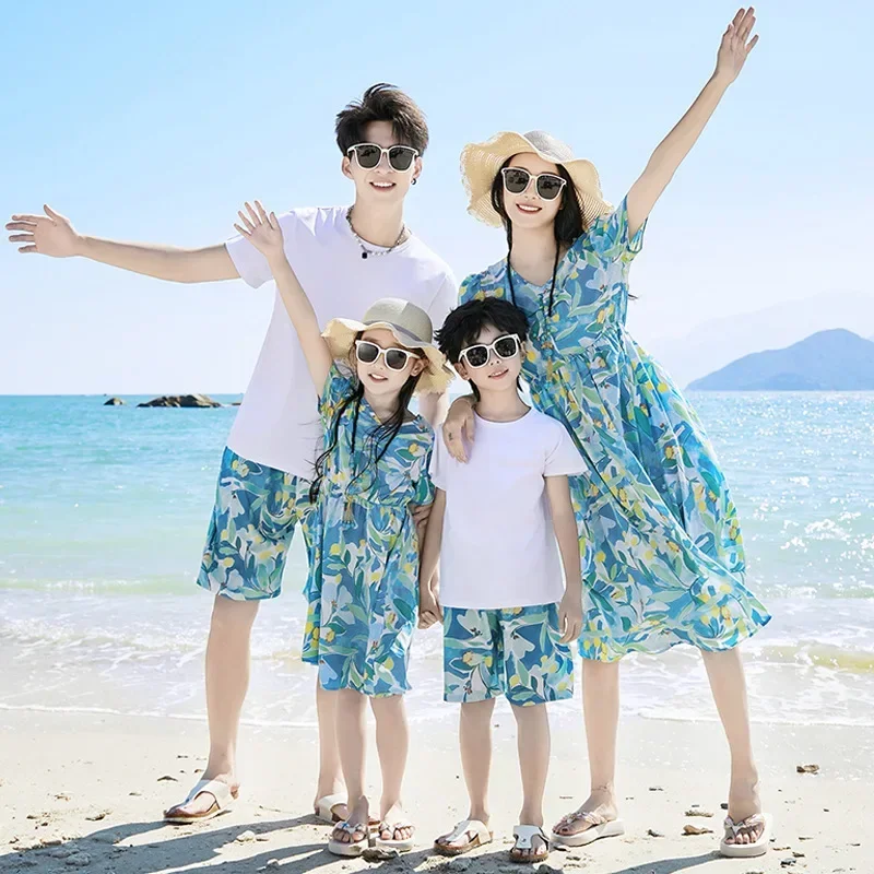 ชุดเสื้อคู่พ่อแม่ลูก ชุดเที่ยว - Plant Parental บทวิจารณ์และราคา